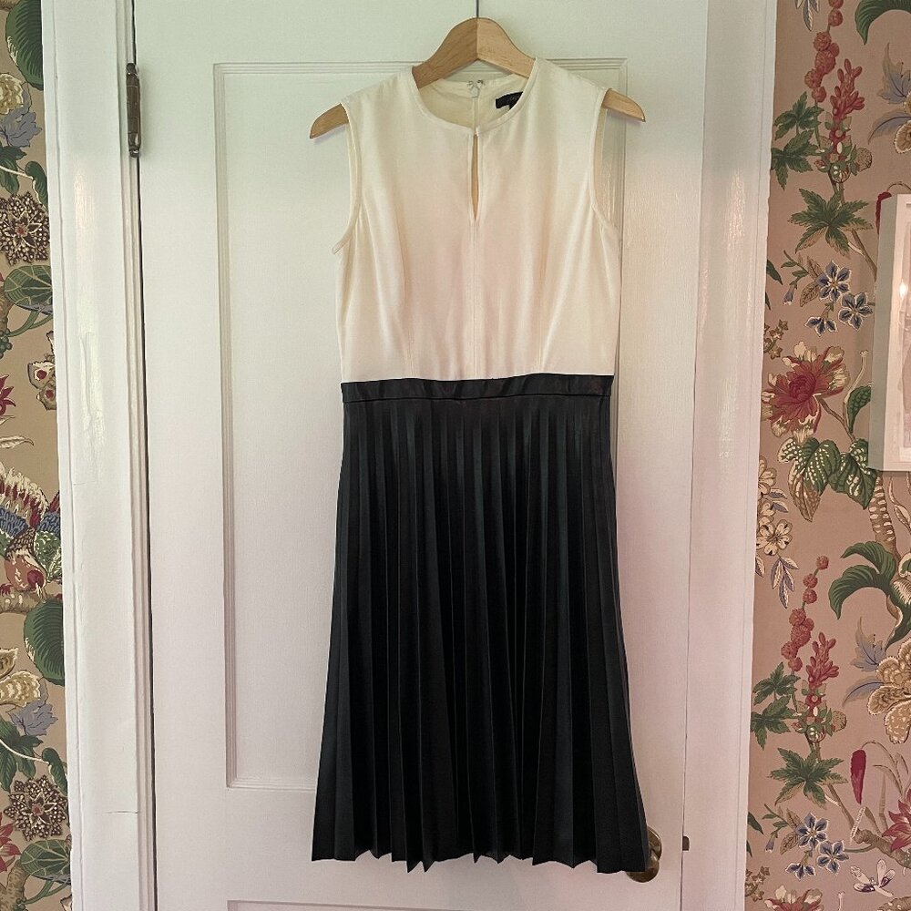 J Crew Size 4 Cocktail Dress Black and White